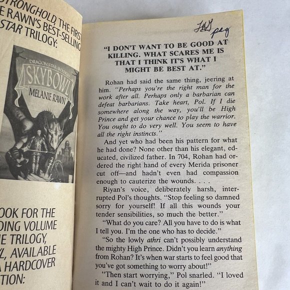 DRAGON Star Trilogy Books 2 and 3 Skybowl Dragon Token Series Melanie Rawn PB - Picture 9 of 12